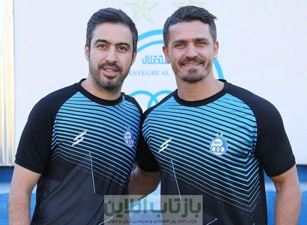 عکس| استقبال از وریا در تمرین استقلال با تونل وحشت خندان!